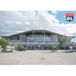 Groupama Stadium Outside Day View Poster 21-22