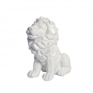 White Lion Statuette 30 cm