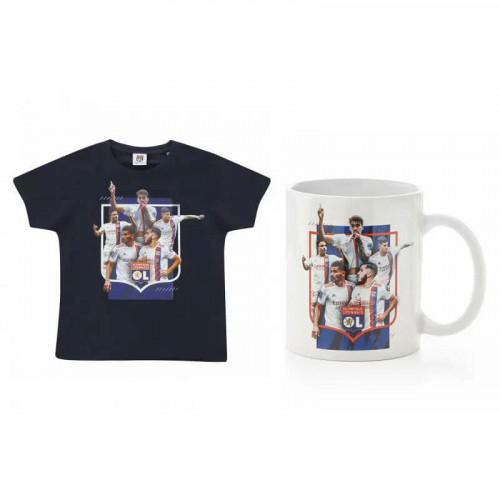 Lot JOUEURS t-shirt junior + mug