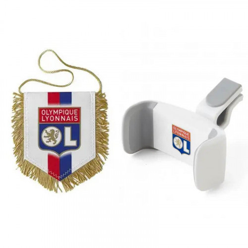 Lot fanion + support de téléphone pour voiture