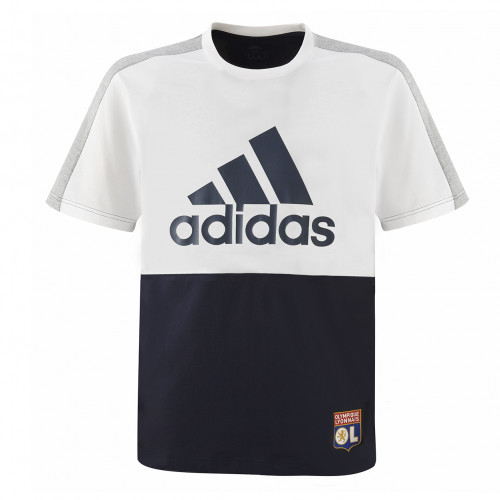 T-Shirt CBLQ Blanc et Bleu Marine Homme - Taille - XL