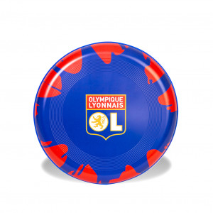 Frisbee Rouge et Bleu Olympique Lyonnais