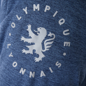 Men's Navy Blue TRAINING FAST T-Shirt - Olympique Lyonnais