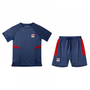 TRAINING FAST navy blue junior tracksuit + shorts set