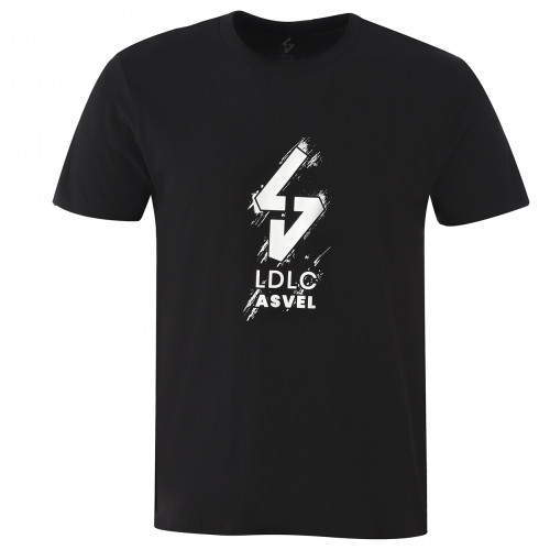 Adult's LDLC ASVEL Black T-Shirt - Olympique Lyonnais