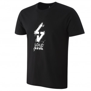 T-Shirt LDLC ASVEL Noir Adulte - Olympique Lyonnais