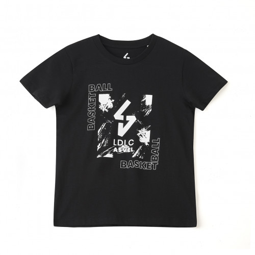T-Shirt LDLC ASVEL Noir Junior - Taille - 7-8A