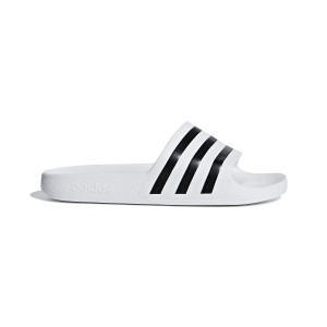 White Adilette Flip-Flops