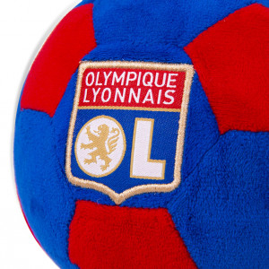 Ballon Peluche Rouge&Bleu - Olympique Lyonnais