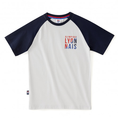 OL Attitude Junior Grey T-Shirt - Olympique Lyonnais