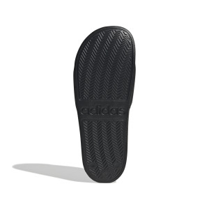 Black Adilette Flip-Flops - Olympique Lyonnais