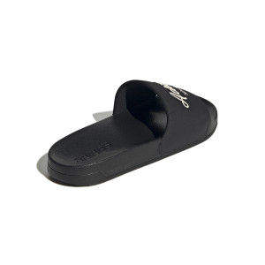Black Adilette Flip-Flops - Olympique Lyonnais