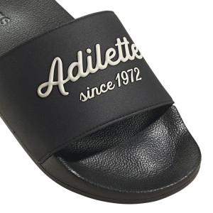 Black Adilette Flip-Flops - Olympique Lyonnais