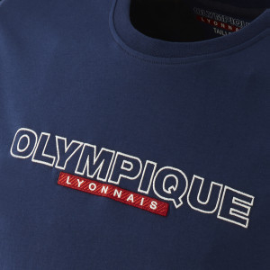 T-Shirt Universal Bleu Marine Mixte - Olympique Lyonnais