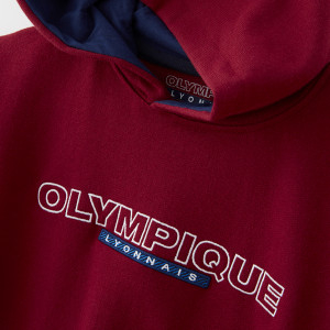 Sweat à capuche Universal Rouge Junior - Olympique Lyonnais