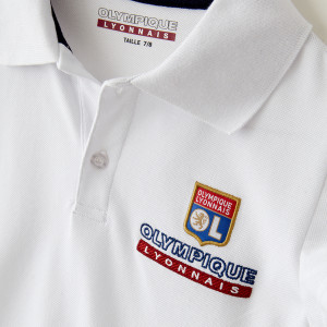 Polo Universal Blanc Junior - Olympique Lyonnais