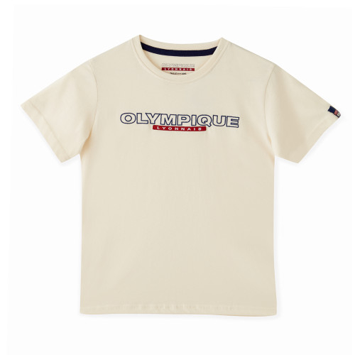 T-Shirt Universal Beige Junior - Olympique Lyonnais