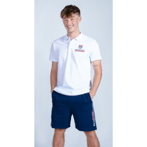Junior's Universal Navy Blue Tracksuit Shorts - Olympique Lyonnais