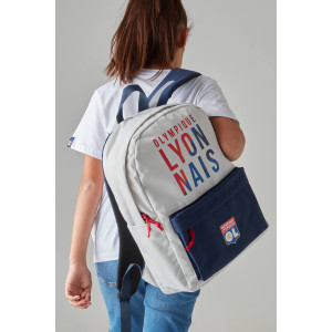 OL Attitude Grey Backpack - Olympique Lyonnais