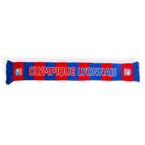 Olympique Lyonnais Striped Scarf