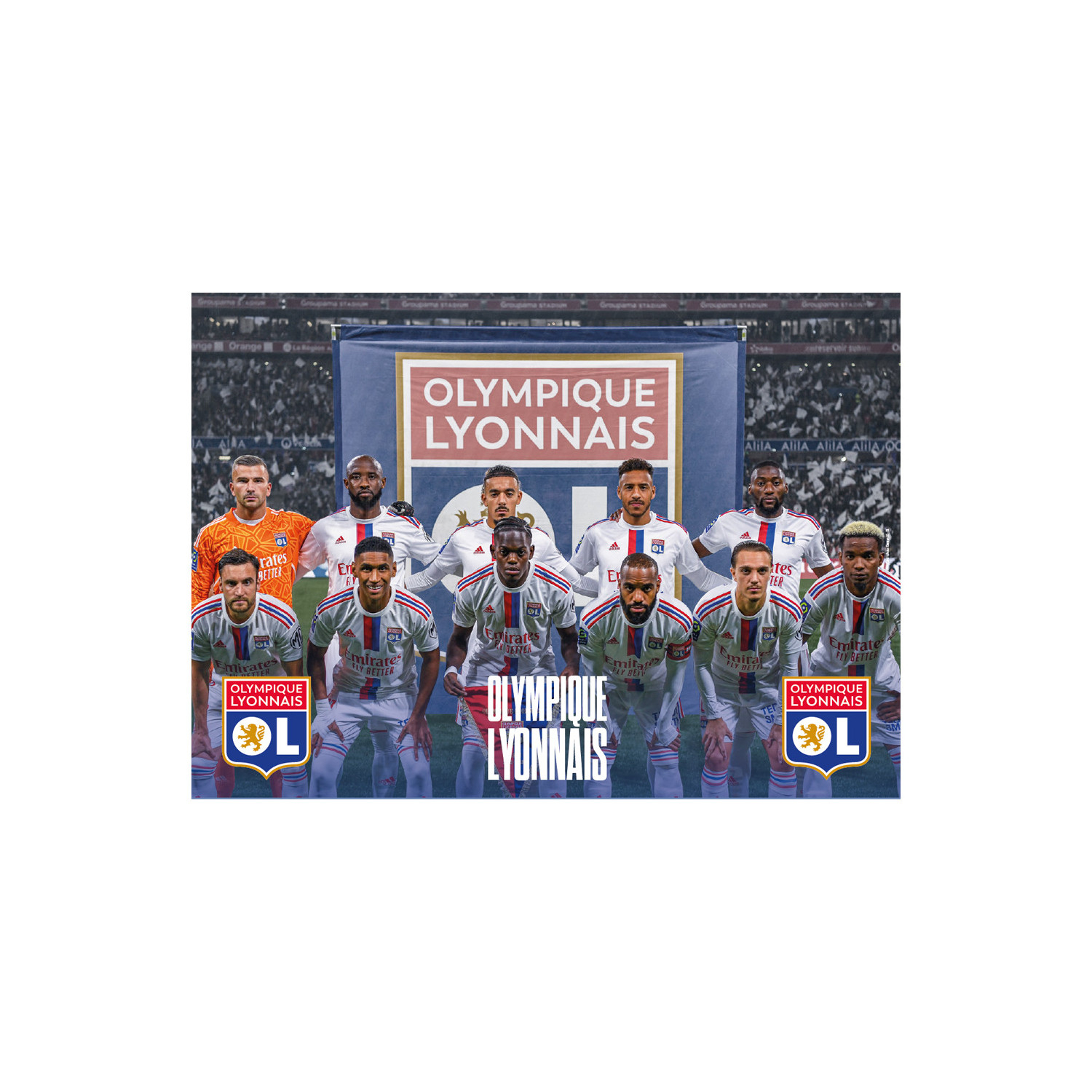 Poster Olympique Lyonnais pas cher - Meilleures ofes sur le neuf et l'occasion