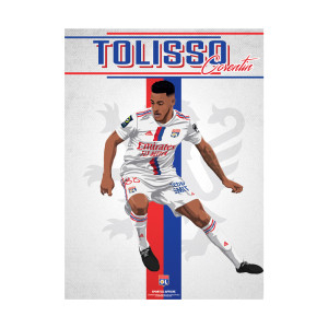 22-23 season Tolisso 30 x 40 cm Sign Poster