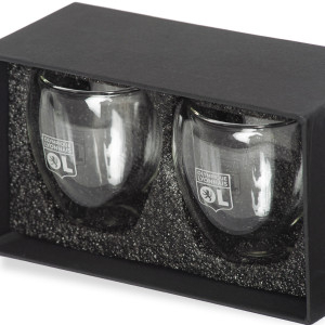 Boxed set of 2 double layer cups OL - Olympique Lyonnais