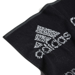 BRANDED Black Towel
