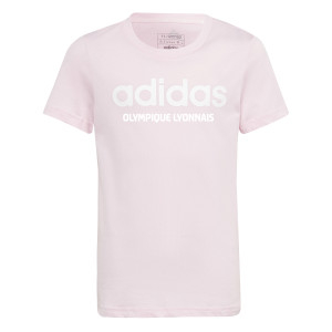 T-Shirt LIN Rose Fille - Olympique Lyonnais
