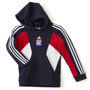 Junior's Navy Blue and Red 3S CB Hoodie