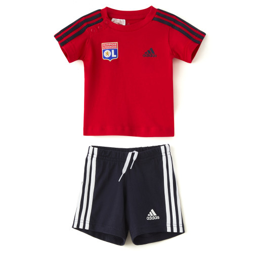 Baby's Red and Black 3S Kit - Olympique Lyonnais