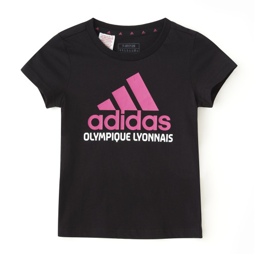 T-Shirt BL Noir Fille - Olympique Lyonnais