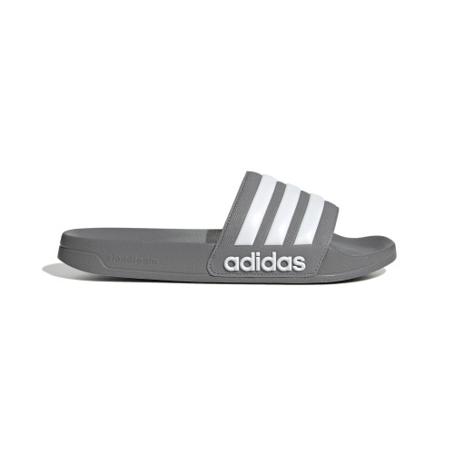 Grey Adilette Flip-Flops - Olympique Lyonnais