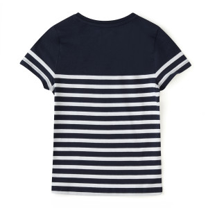 Girl's Navy Blue Marinière - Olympique Lyonnais