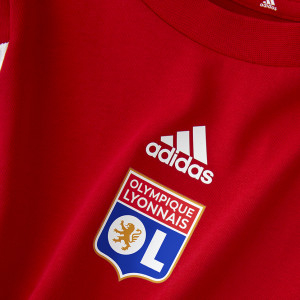 T-Shirt 3S CB Rouge Junior - Olympique Lyonnais