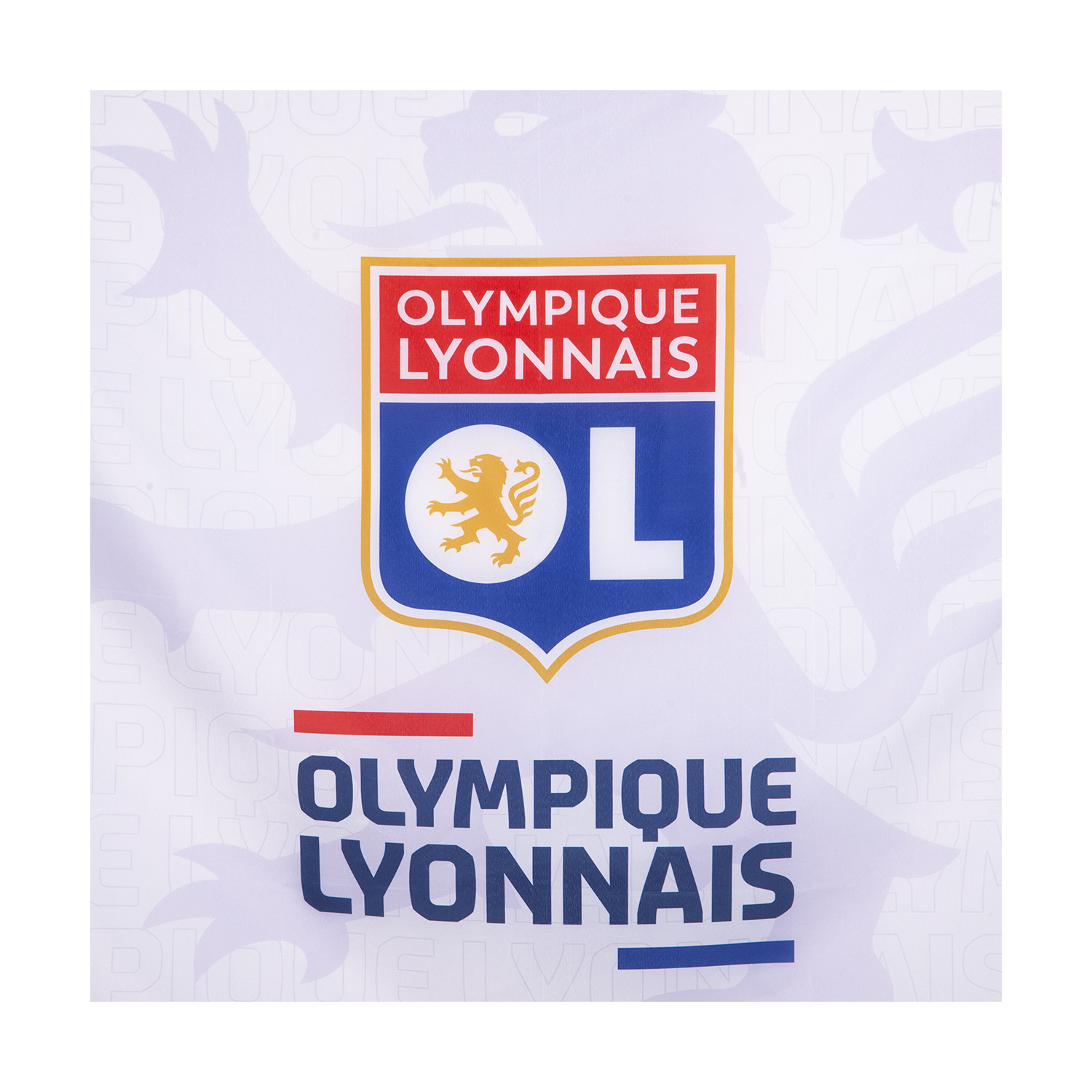 Drapeau Olympique Lyonnais - Rare Collector Des Années 50