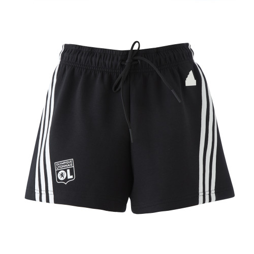 Women's Black FI 3S Shorts - Olympique Lyonnais