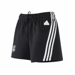 Women's Black FI 3S Shorts - Olympique Lyonnais