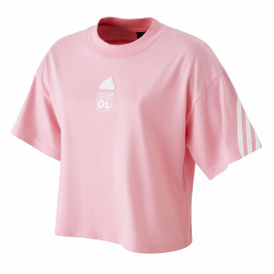 Women's Pink FI 3S T-Shirt - Olympique Lyonnais