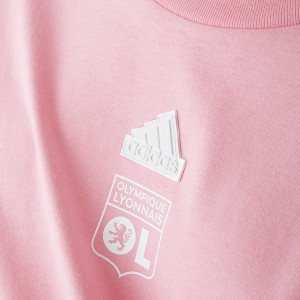 T-Shirt FI 3S Rose Femme - Olympique Lyonnais
