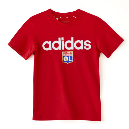Junior's Red LIN T-Shirt - Olympique Lyonnais