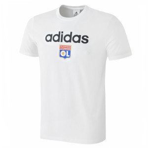 Men's White LIN T-Shirt - Olympique Lyonnais