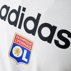 Men's White LIN T-Shirt - Olympique Lyonnais