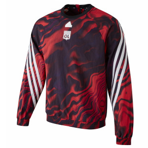 Sweat FI AOP Rouge Homme - Olympique Lyonnais