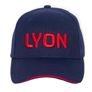 Junior's Navy Blue LYON Cap - Olympique Lyonnais