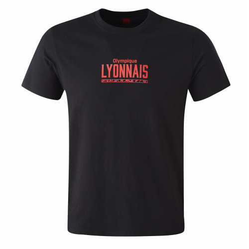 T-Shirt Instinct Noir Mixte - Olympique Lyonnais