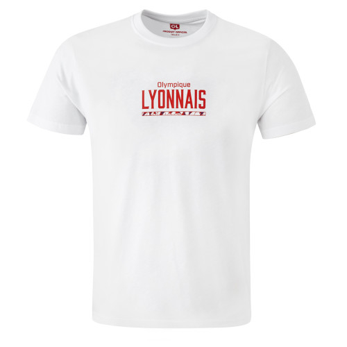 T-Shirt Instinct Blanc Mixte - Olympique Lyonnais