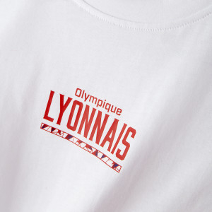 Junior's White Instinct T-Shirt - Olympique Lyonnais