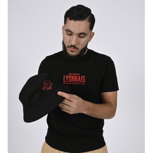 T-Shirt Instinct Noir Junior - Olympique Lyonnais