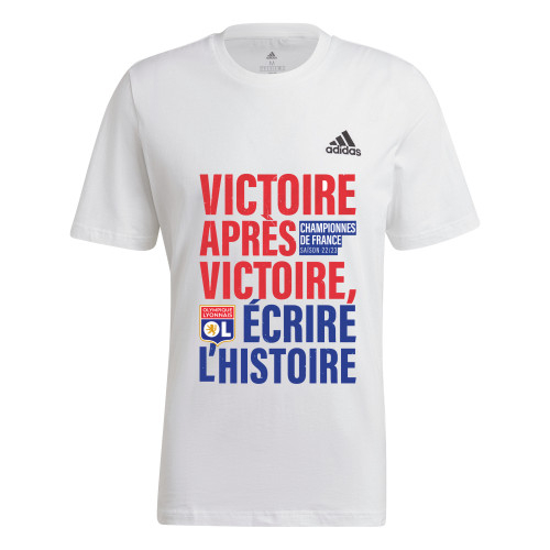 T-Shirt Championnes D1 Arkema Mixte 22-23 - Olympique Lyonnais